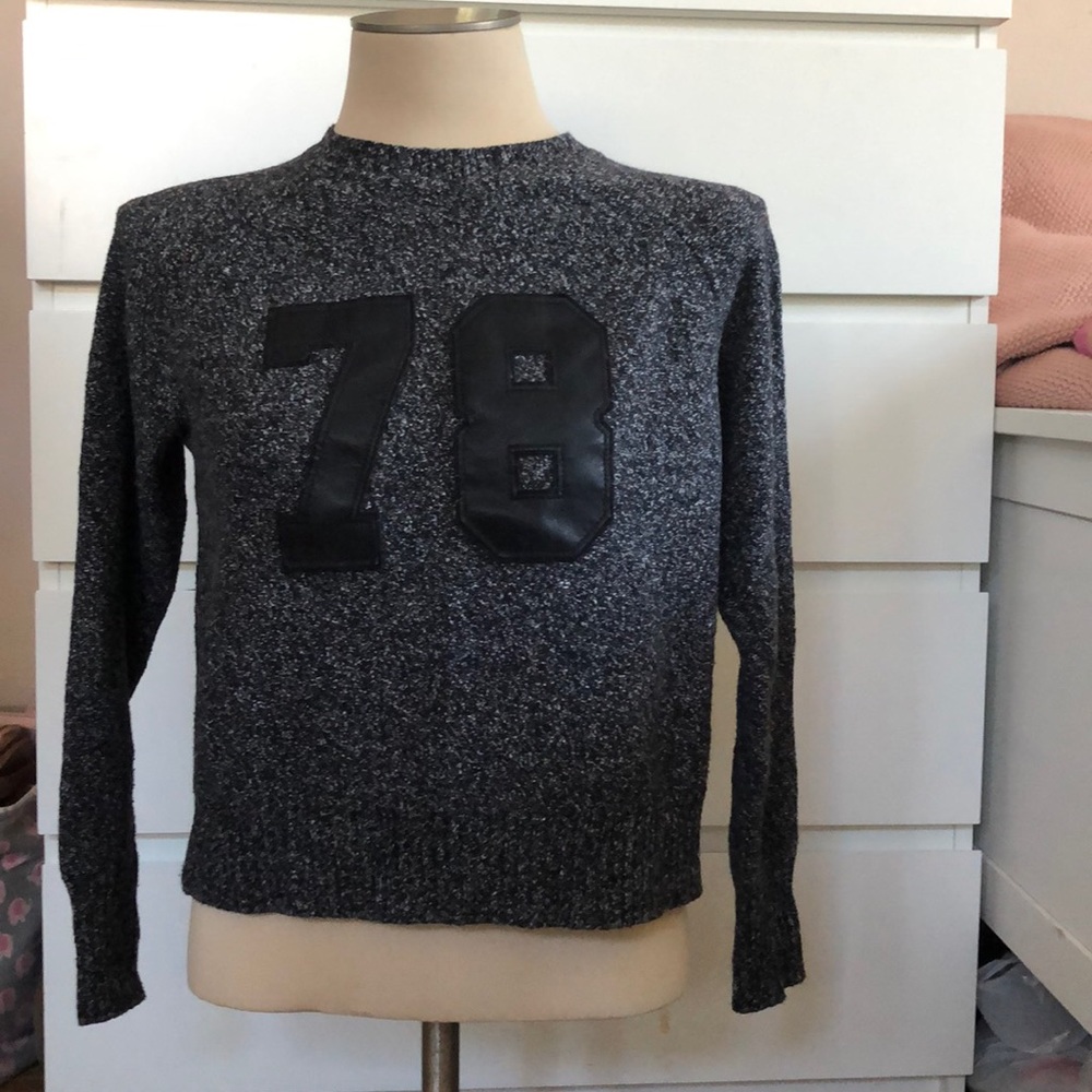 Varsity Marled sweater